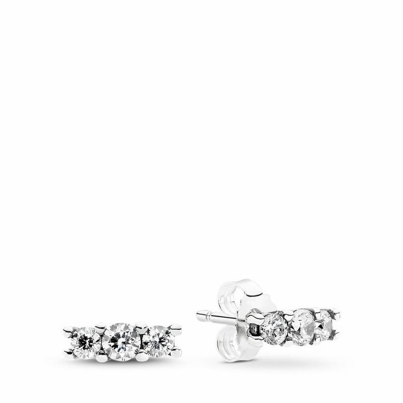 Pandora Sparkling Elegance Stud Earrings Silver Egypt UO3980465
